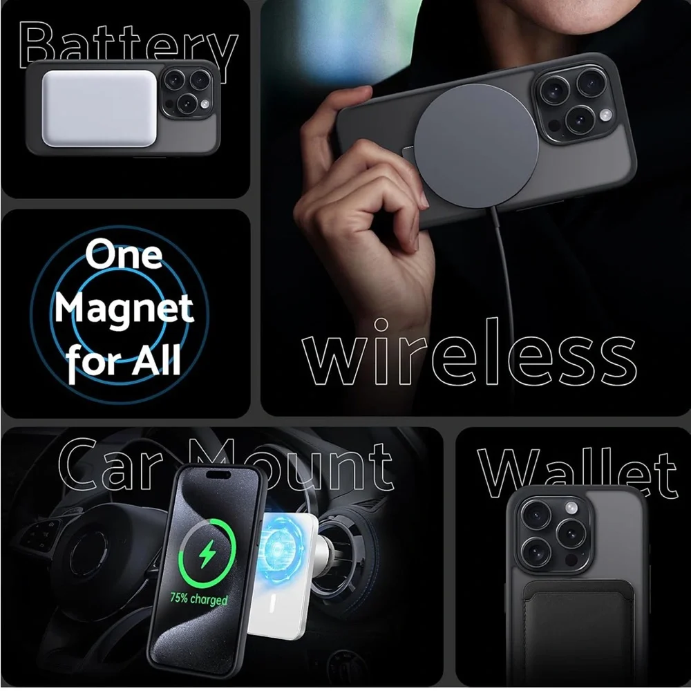 NEW DASFOND Mag-Stand Designed for iPhone 15 Pro Case, 2023 MagSafe
